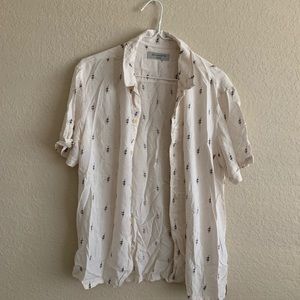 Allsaints printed ss shirt